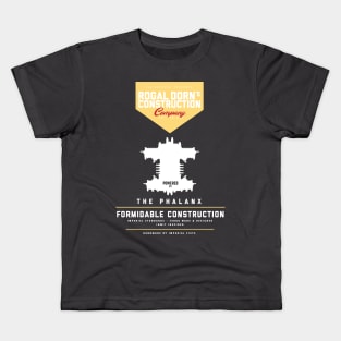 Rogal Dorn's - Construction Company (White) Kids T-Shirt